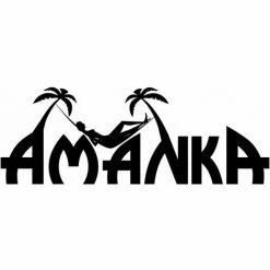 AMANKA XXL Stabhängematte 200x120 Doppelhängematte 2 Personen Garten Hängematte Blau -AMANKA Shop 17532383 3