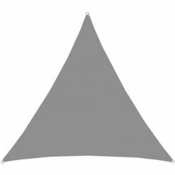 AMANKA UPF50+ UV Sonnensegel 3x3x3 Polyester Dreieck Wasserabweisend Garten Segel Grau
