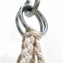 AMANKA Hängesessel Mit Kissen Bis 120 Kg - 80 Cm Korbschaukel Rund Indoor Outdoor Beige -AMANKA Shop 19656166 5