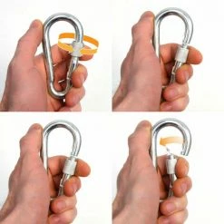 AMANKA 2x 230kg Hängesessel Kette -100cm Aufhängung 4 Karabiner Hängematte Boxsack -AMANKA Shop 35623621 3