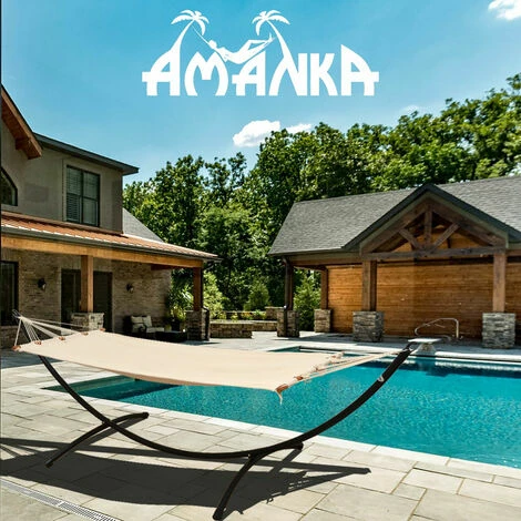 AMANKA Outdoor Hängemattengestell OHNE Hängematte - 300x100cm Garten Gestell bis 120kg AMANKA Outdoor Hängemattengestell OHNE Hängematte - 300x100cm Garten Gestell Bis 120kg -AMANKA Shop 35623681 2