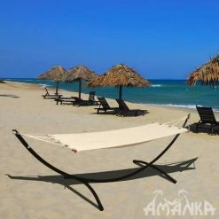 AMANKA Outdoor Hängemattengestell OHNE Hängematte - 300x100cm Garten Gestell Bis 120kg 2 AMANKA Outdoor Hängemattengestell OHNE Hängematte - 300x100cm Garten Gestell Bis 120kg -AMANKA Shop 35623681 3