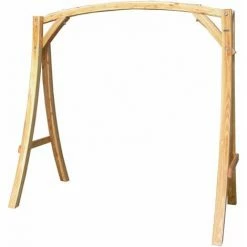 AMANKA Hollywoodschaukel Gestell Aus Holz - 205x105x198 Cm Holzgestell