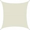AMANKA UPF50+ Sonnensegel 4x4 Polyester Quadratisch Wasserabweisend Garten Balkon Beige