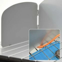 AMANKA Camping-Küche Inkl Windschutz 90x48x115cm 3 Fächer Campingschrank Faltbar Kocher -AMANKA Shop 9170152 5