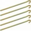AMANKA Stahl-Hart 5 Vierkant Zelt-Heringe Erdnägel 220x6mm Bodenanker Camping-Zeltnägel
