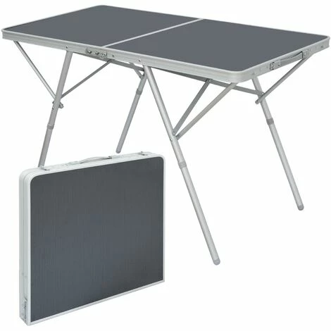 AMANKA Standfester Aluminium Campingtisch 120x60x70cm Stabiler Klapptisch Alu-Falttisch AMANKA Standfester Aluminium Campingtisch 120x60x70cm Stabiler Klapptisch Alu-Falttisch -AMANKA Shop 9674991 1