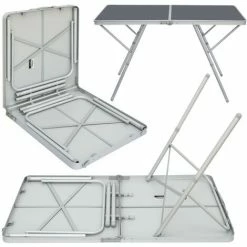 AMANKA Standfester Aluminium Campingtisch 120x60x70cm Stabiler Klapptisch Alu-Falttisch 2 AMANKA Standfester Aluminium Campingtisch 120x60x70cm Stabiler Klapptisch Alu-Falttisch -AMANKA Shop 9674991 3