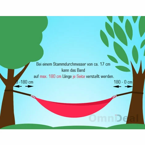 AMANKA XXL Baum Befestigung Für Hängematte 6,4 Meter Bis 250 Kg – Bild 2