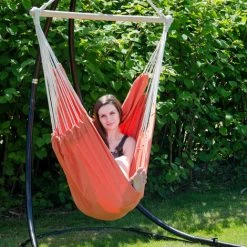 AMANKA XXL Hängesessel 185x130cm Hängestuhl 2 Personen Hängesitz Bis 150kg Baumwolle Hängematte 360° Swifel 3 AMANKA XXL Hängesessel 185x130cm Hängestuhl 2 Personen Hängesitz Bis 150kg Baumwolle Hängematte 360° Swifel -AMANKA Shop 9846194 4