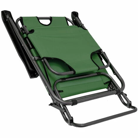 AMANKA Liegestuhl Campingliege 100 Kg Gartenliege Sonnenliege Liege Strandliege Stuhl – Bild 5