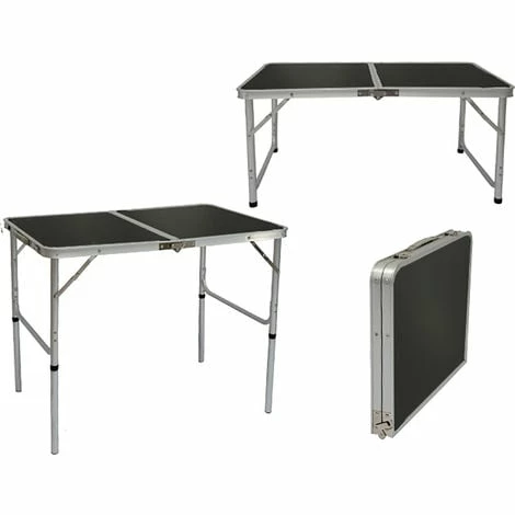 AMANKA Alu Campingtisch ca. 90x60cm höhenverstellbar Reisetisch Klapptisch Kofferformat AMANKA Alu Campingtisch Ca. 90x60cm Höhenverstellbar Reisetisch Klapptisch Kofferformat -AMANKA Shop 9846456 1