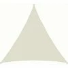 AMANKA UPF50+ UV Sonnensegel 4x4x4 Polyester Dreieck Wasserabweisend Garten Segel Beige