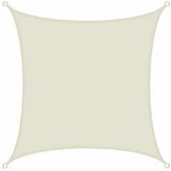 AMANKA UPF50+ Sonnensegel 3x3 Polyester Quadratisch Wasserabweisend Garten Balkon Beige