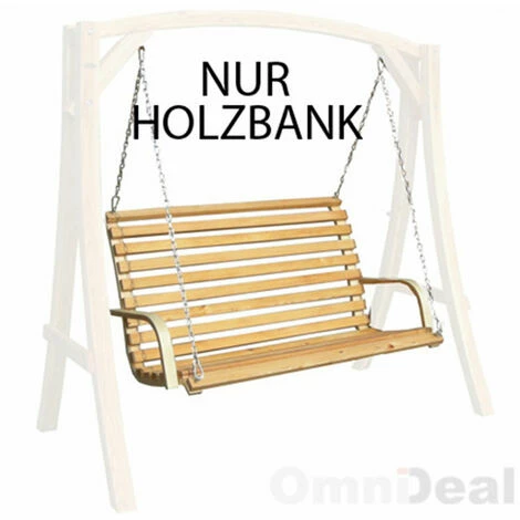 AMANKA Hollywoodschaukel Bank - Holz Schaukelbank Mit Befestigung – Bild 2
