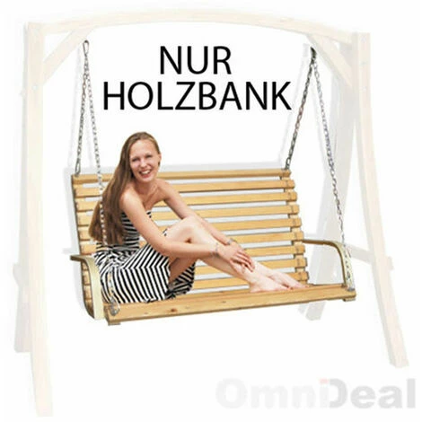 AMANKA Hollywoodschaukel Bank - Holz Schaukelbank Mit Befestigung – Bild 4