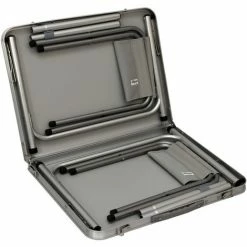 AMANKA Campingtisch Ca.90x60cm + 2 Aluminiuim Hocker Klapptisch Koffertisch Falttisch -AMANKA Shop 9870134 3